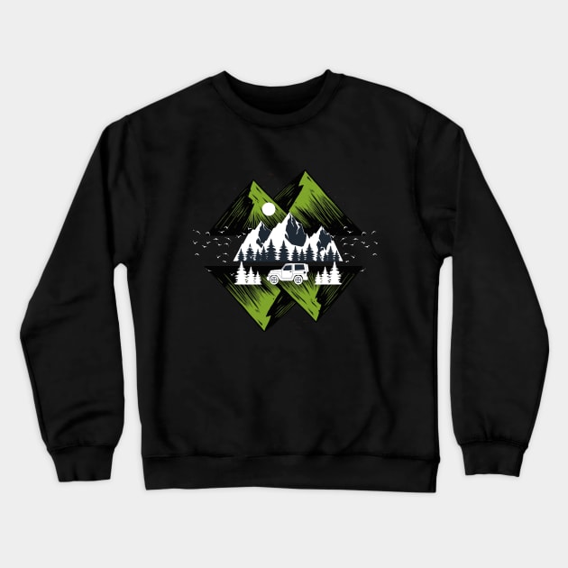 Wanderlust Crewneck Sweatshirt by Gatofiero